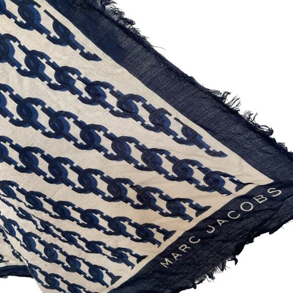 Marc Jacobs mercerized wool scarf shawl - Picture 2 of 6